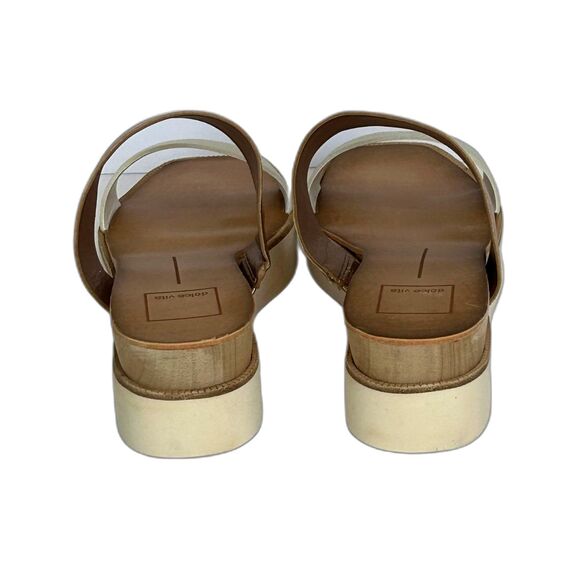 Dolce Vita Sandals Women’s Size 7.5 Color Metallic Rose Gold Beige Parni - Picture 3 of 10